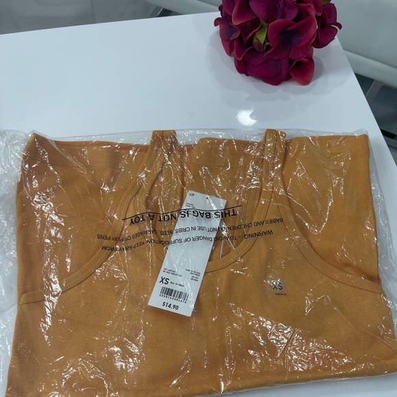 Womens GAP Tank Top XS Yellow + Dark Green (check description) - Picture 9 of 11